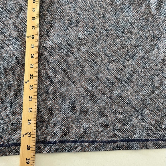 Bugatchi OoohCotton Tech 8 Way Stretch Geometric 1/4 Zip Pullover Navy XL Logo - Picture 13 of 14